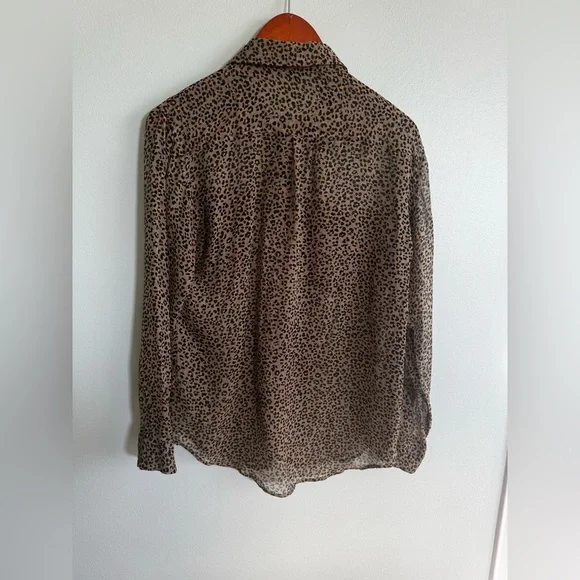 Equipment Leopard Print Blouse - Picture 7 of 8